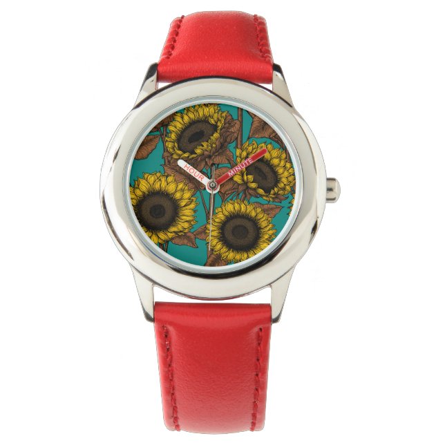 Reloj De Pulsera Sunflower (Anverso)