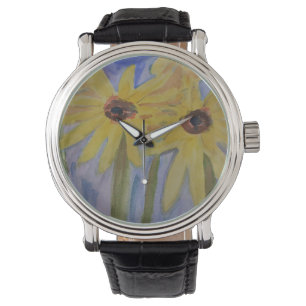 Reloj De Pulsera Sunflower amarillo de verano