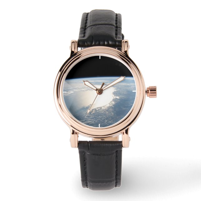 Reloj De Pulsera Sunglint Reflexiona Sobre El Golfo De México (Anverso)