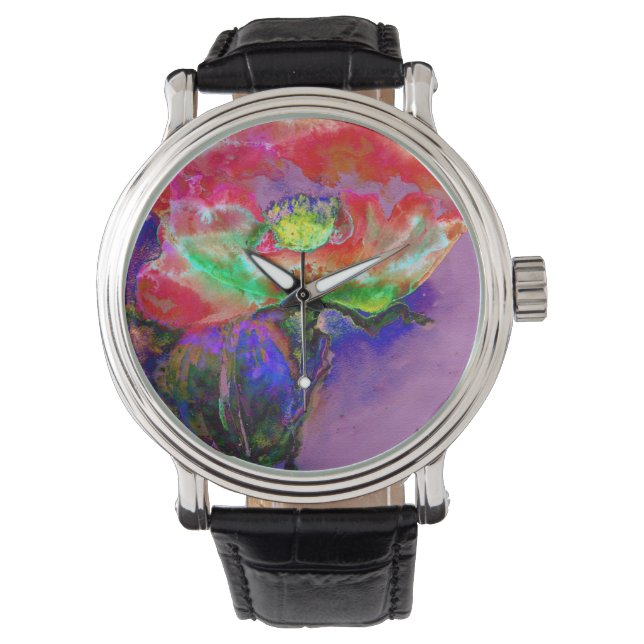Reloj De Pulsera Sunrise Poppy (Anverso)