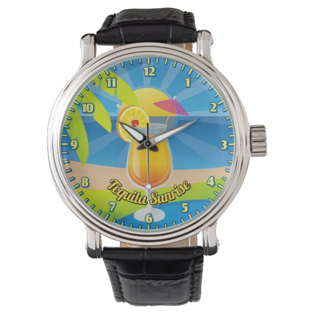 Reloj De Pulsera Sunrise Tequila (Anverso)