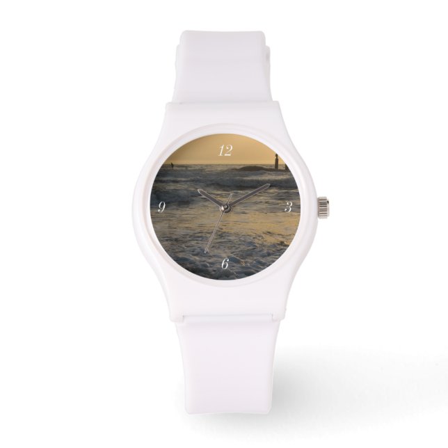 Reloj De Pulsera Sunrise y Paddleboarding (Anverso)