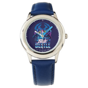 Reloj De Pulsera Sunset de Blue Beetle Retrowave City