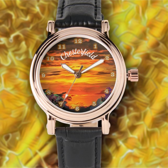 Reloj De Pulsera Sunset Plaza Marina 2584 (Subido por el creador)