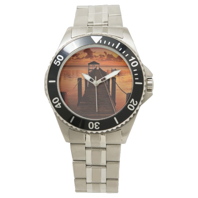 Reloj De Pulsera Sunset Sky (Anverso)