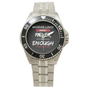 Reloj De Pulsera Superar la codicia con los hombres que vigilan el