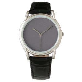 Reloj De Pulsera Superficie texturizada de color púrpura oscuro con