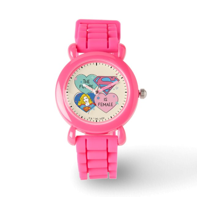 Reloj De Pulsera Supergirl "El futuro es mujer" (Anverso)