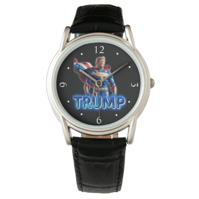 Reloj De Pulsera Superhéroe de Trump (Anverso)
