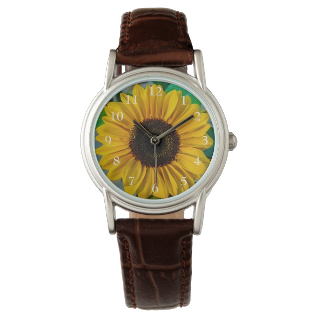 Reloj De Pulsera Supremo del girasol (Anverso)