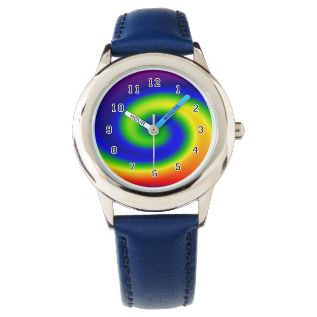 Reloj De Pulsera Surf arcoiris (Anverso)