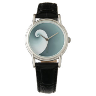 Reloj De Pulsera Surf Wave Verde azulado