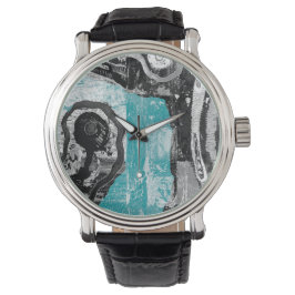 Reloj De Pulsera Surface Current – Abstract Flow & Structure Metal 