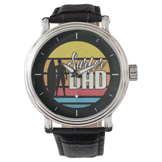 Reloj De Pulsera Surfer Dad | Vigilancia masculina (Anverso)