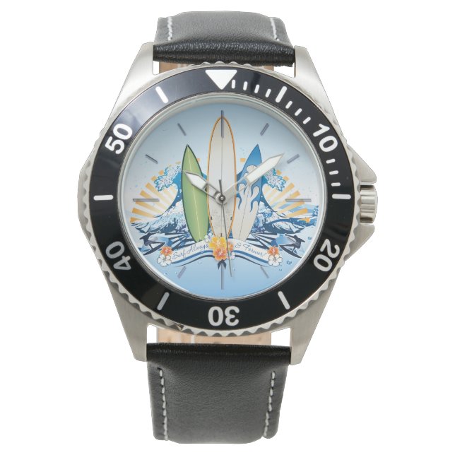 Reloj De Pulsera Surfing 2 Watch & Numeral Options (Anverso)
