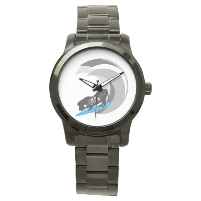 Reloj De Pulsera Surfing Lion White Watch (Anverso)