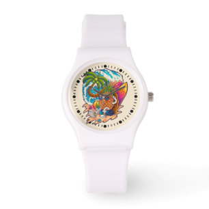 Reloj De Pulsera Surfing Pineapple