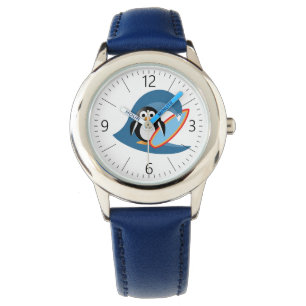 Reloj De Pulsera Surfista de pingüino