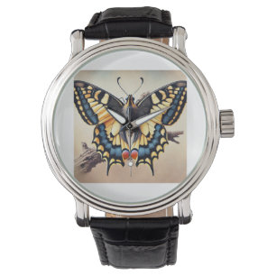 Reloj De Pulsera Swallowtail Butterfly 070824IREF207 - Watercolor