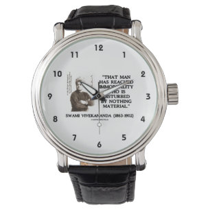 Reloj De Pulsera Swami Vivekananda Man alcanzó material de inmortal