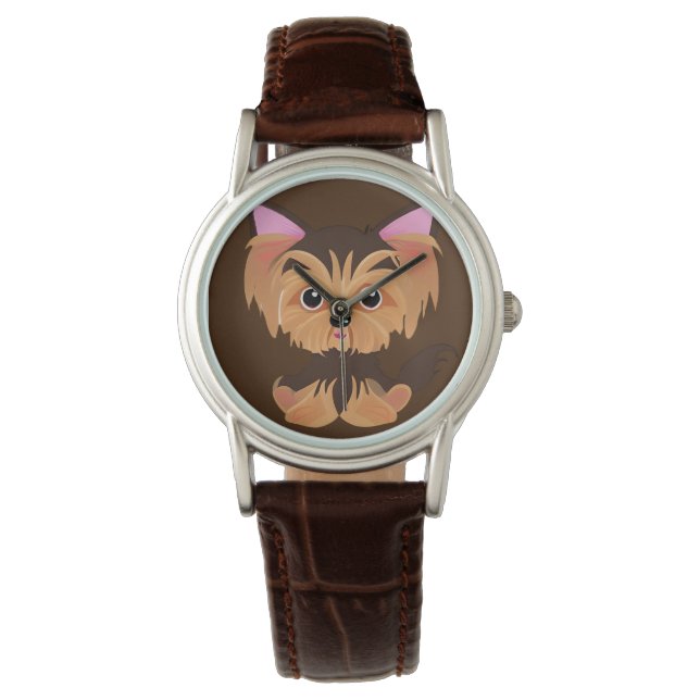 Reloj De Pulsera Sweet Baby Yorkie (Anverso)