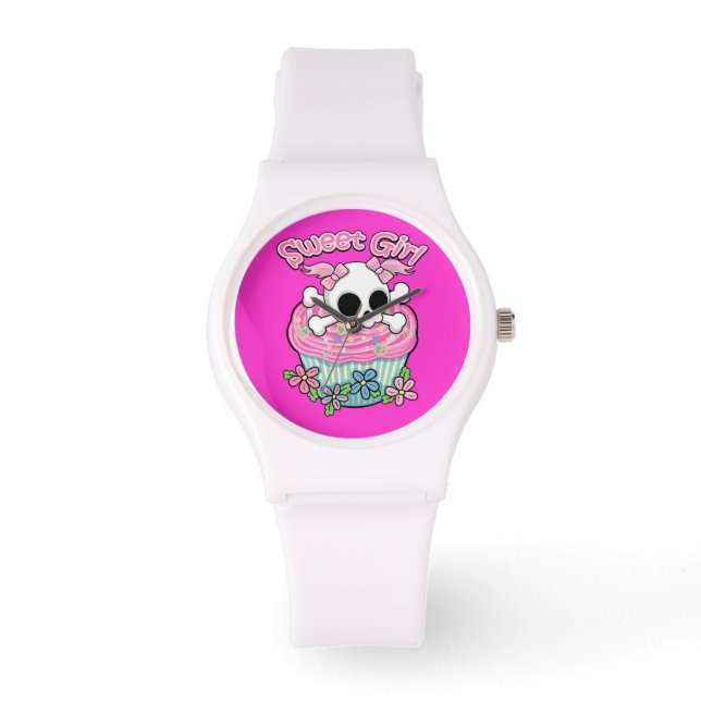 Reloj De Pulsera Sweet Chica Skull (Anverso)