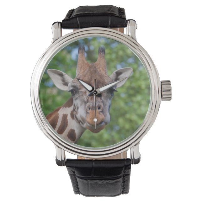 Reloj De Pulsera Sweet Curios Giraffe (Anverso)