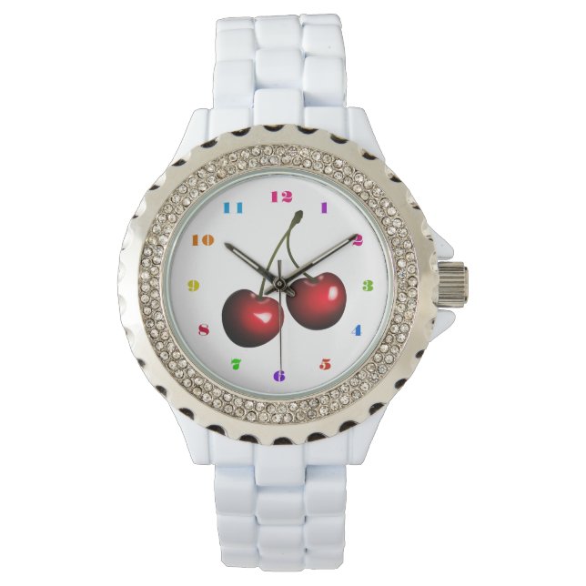 Reloj De Pulsera Sweet Red Cherry Watch (Anverso)