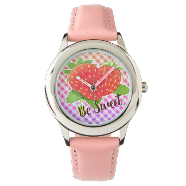 Reloj De Pulsera Sweet Strawberry eWatch (Anverso)