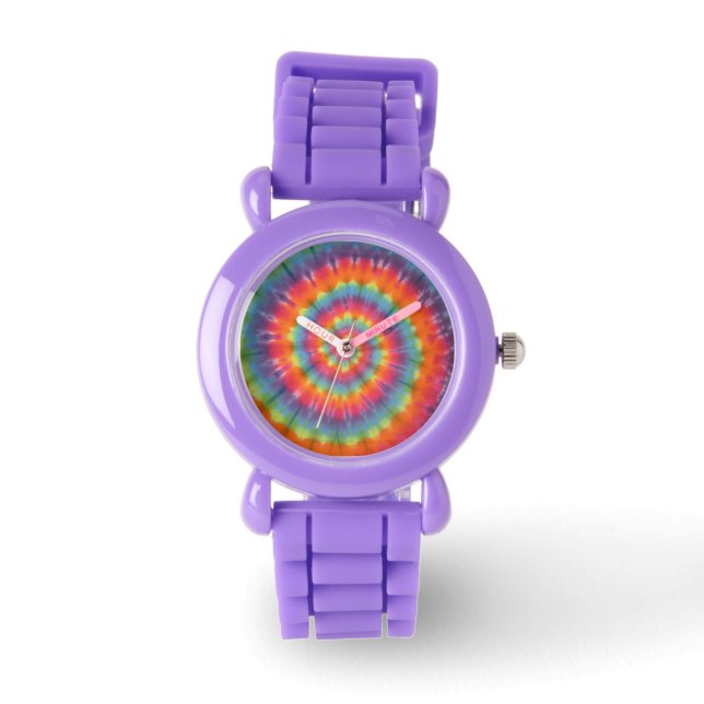 Reloj De Pulsera Swirl Tie Dye (Anverso)