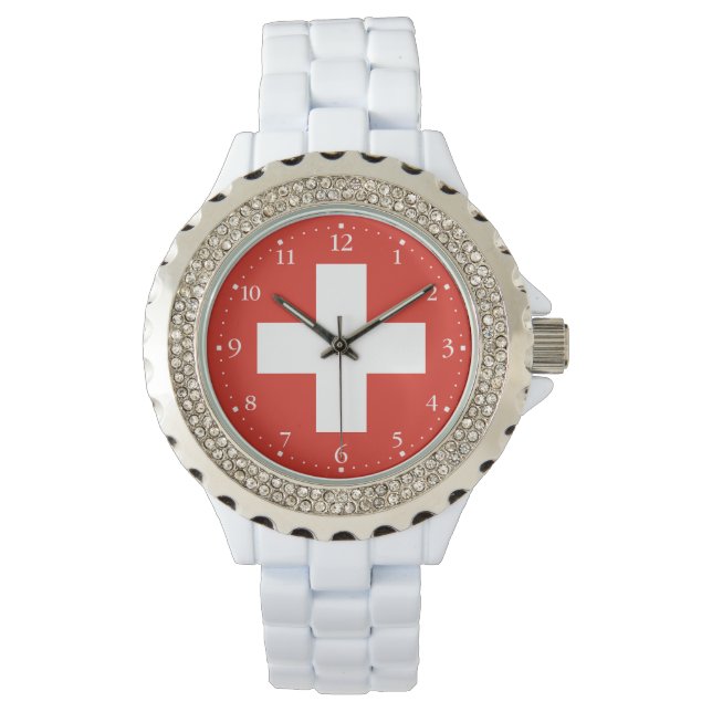Reloj De Pulsera Switzerland Flag (Anverso)