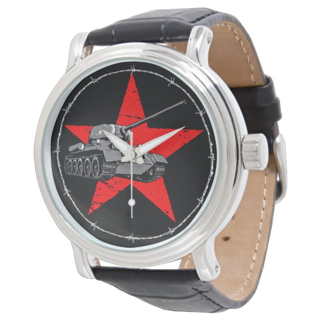 Reloj De Pulsera T-34-85 Tanque medio soviético (Angular)