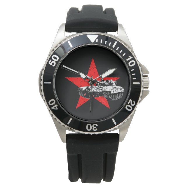 Reloj De Pulsera T-64 Tanque de batalla principal (Anverso)