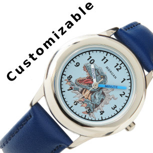 Reloj De Pulsera T-Rex Dinosaurios: Vigilancia personalizada para n