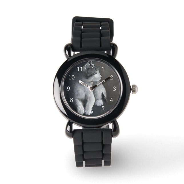 Reloj De Pulsera Tabby Kitten (Anverso)