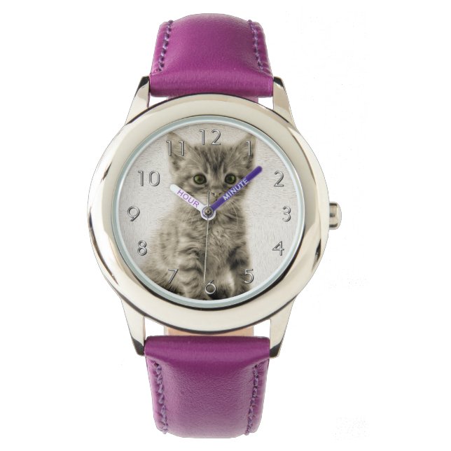 Reloj De Pulsera Tabby Kitty (Anverso)