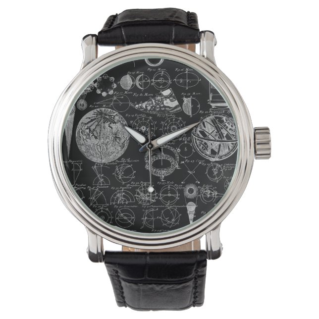 Reloj De Pulsera Tabla de astronomía (Anverso)