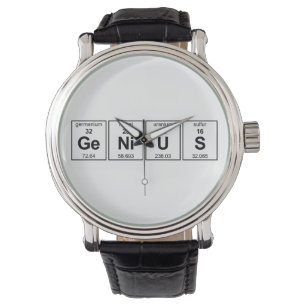Reloj De Pulsera Tabla periódica del genio