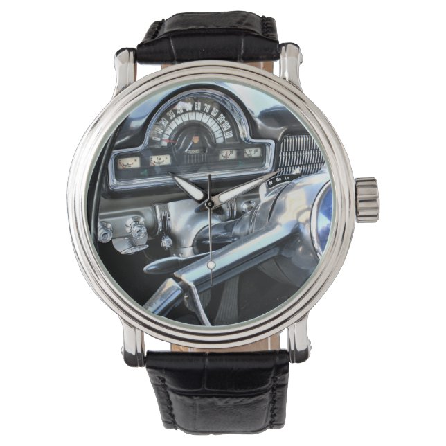 Reloj De Pulsera Tablero de automóvil clásico de 1951 (Anverso)