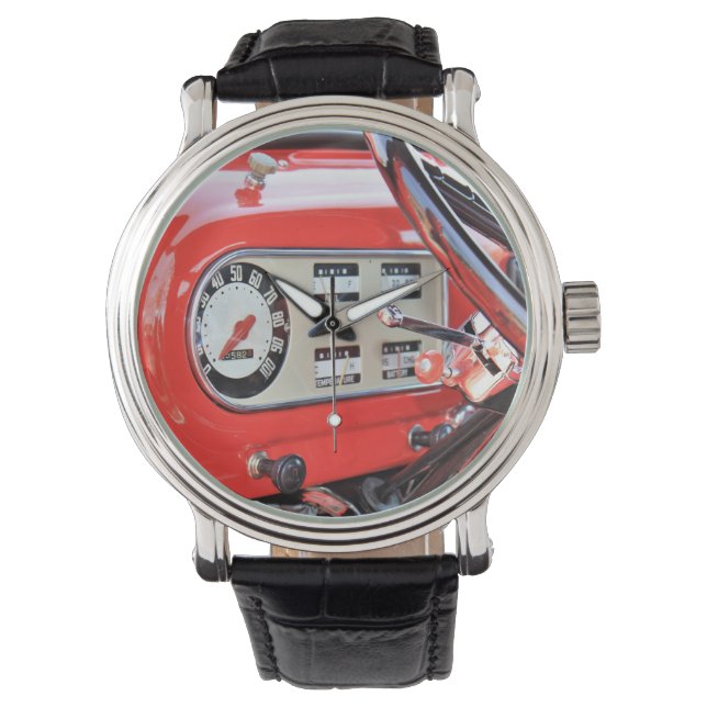 Reloj De Pulsera Tablero de Camioneta Clásica 1950 (Anverso)