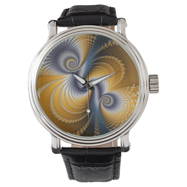 Reloj De Pulsera Tailspin - Arte fractal (Anverso)