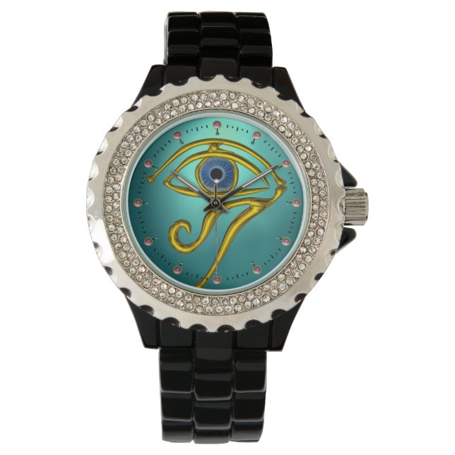 Reloj De Pulsera TALISMAN AZUL, Aquamarina Verde azulada (Anverso)