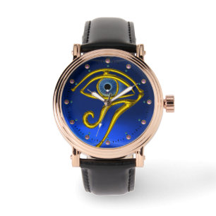 RELOJ DE PULSERA TALISMAN AZUL / OJO DE HORUS