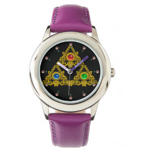 RELOJ DE PULSERA TALISMAN MAGIC ELFIC/TRIÁNGULO ORO CON GEMSTONES