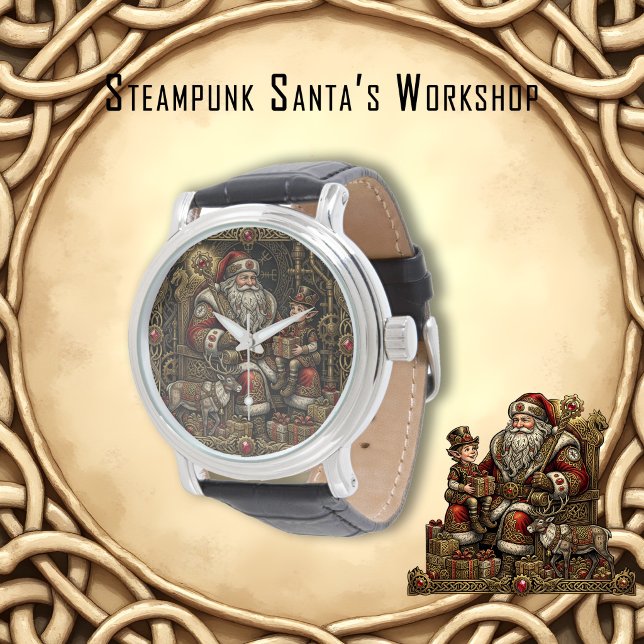 Reloj De Pulsera Taller de Santa Steampunk  (Subido por el creador)