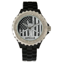 Reloj De Pulsera Tambores - Nombre personalizado