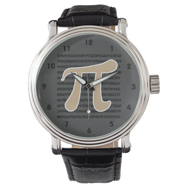 Reloj De Pulsera Tan Brown Pi (Anverso)