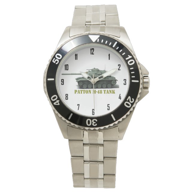 RELOJ DE PULSERA TANQUE PATTON M-48 (Anverso)