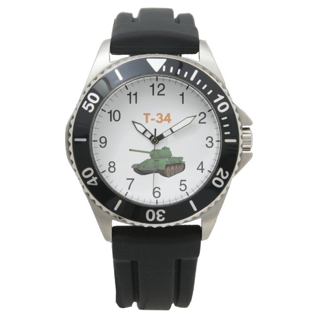Reloj De Pulsera Tanque soviético T-34 (Anverso)