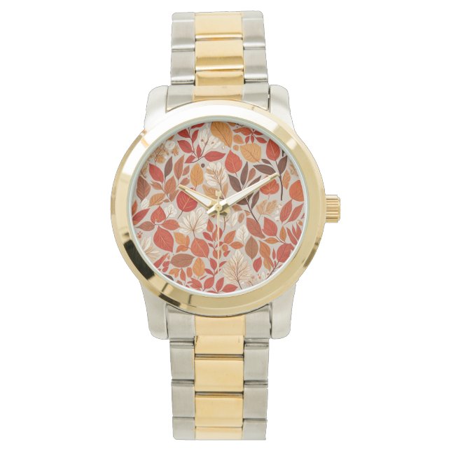 Reloj De Pulsera Tapiz de otoño (Anverso)